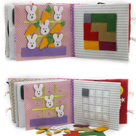 NEW-Activity quiet Book "Rainbow Pony Unic… - Picture 6 of 8